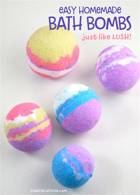 homemade lush shower bombs